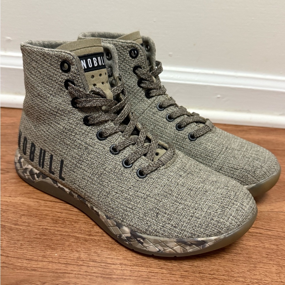 No Bull High Top Earth Heather Trainers